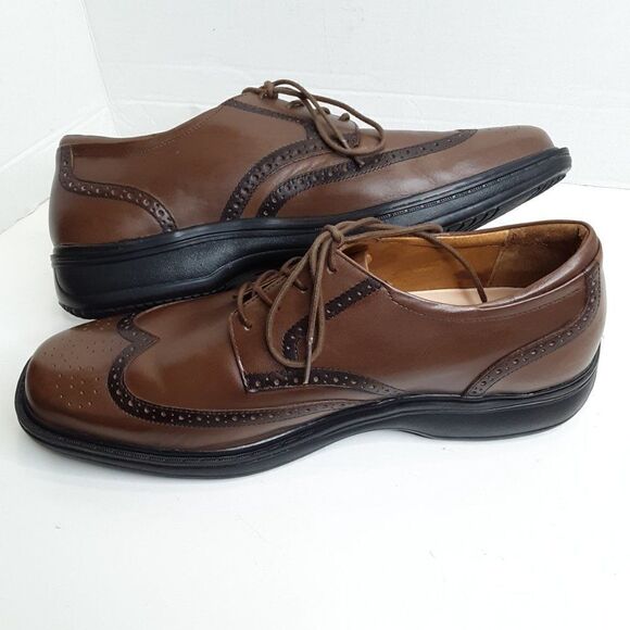 Dr. Comfort Wing Oxford Men\'s Lightweight Leather Shoes size 12W main image 10